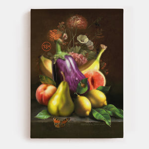 Naughty Fruits Canvas