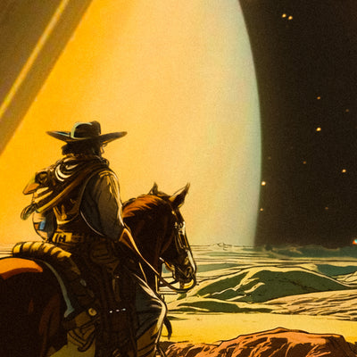 Cosmic Cowboy Canvas