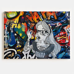 Drama Queen Canvas