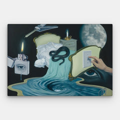 Deep End Canvas — Canvas Horisontell #01