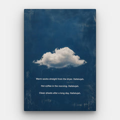 Varma strumpor Hallelujah Canvas — Canvas Vertikal #01