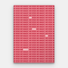 No Risk No Magic Canvas — Canvas Vertical #01