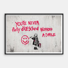 Not Without A Smile — Art Print Horizontal #01