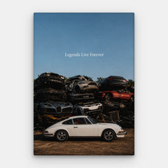 Legends Live Forever Canvas — Vertikální plátno #01