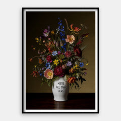 Qui siamo tutti matti — Stampa artistica verticale n. 01