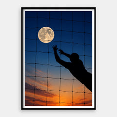 Atrapa la luna — Impresión de arte vertical #01