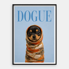 Dogue-mäyräkoira — taidevedos pystysuora #01