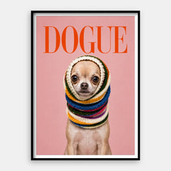 Dogue Chihuahua — Tirage d’art vertical #01