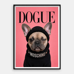 Dogo Bulldog Francés — Impresión de arte vertical #01