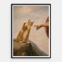 De creatie van nee — Art Print verticaal #01
