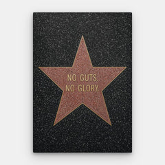 No Guts No Glory Canvas — Canvas Lodret #01