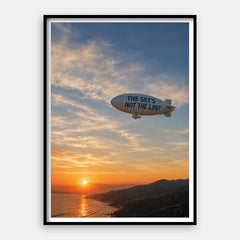 Cerul nu este limita — Art Print Vertical #01