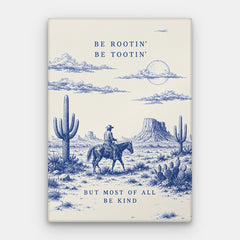 Be Rootin Be Tootin Canvas — Canvas Vertical #01