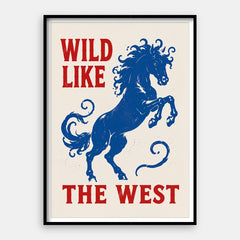 Wild Like The West — Kunsttrykk vertikal #01