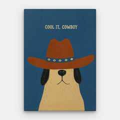 Tela Cool It Cowboy - Tela Vertical #01