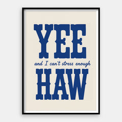 Yee Haw — Stampa artistica verticale n. 01