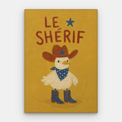 Le Sherif Canvas — Vertikální plátno #01