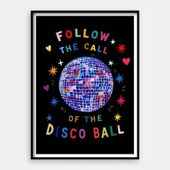 La palla da discoteca — Stampa artistica verticale #01