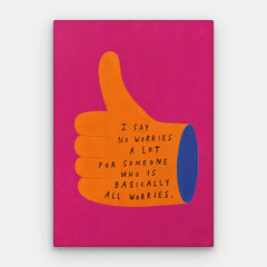 I princip alla bekymmer Canvas — Canvas Vertical #01