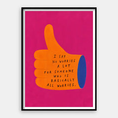 V podstatě všechny starosti — Art Print Vertical #01