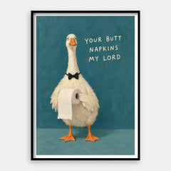 Butt-servetten - Kunstprint verticaal #01