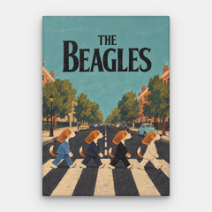 The Beagles Canvas — Canvas Vertical #01