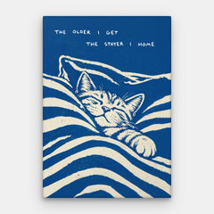 The Stayer I Home Canvas — Canvas Vertical #01