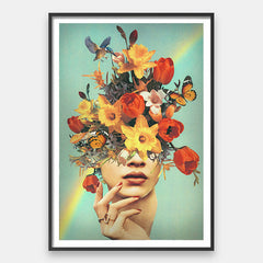 Bébé en fleurs 